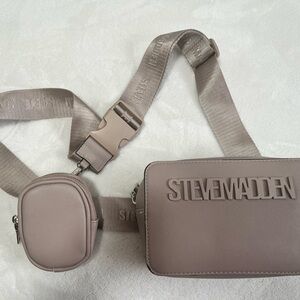 Steve Madden Taupe Crossbody Bag